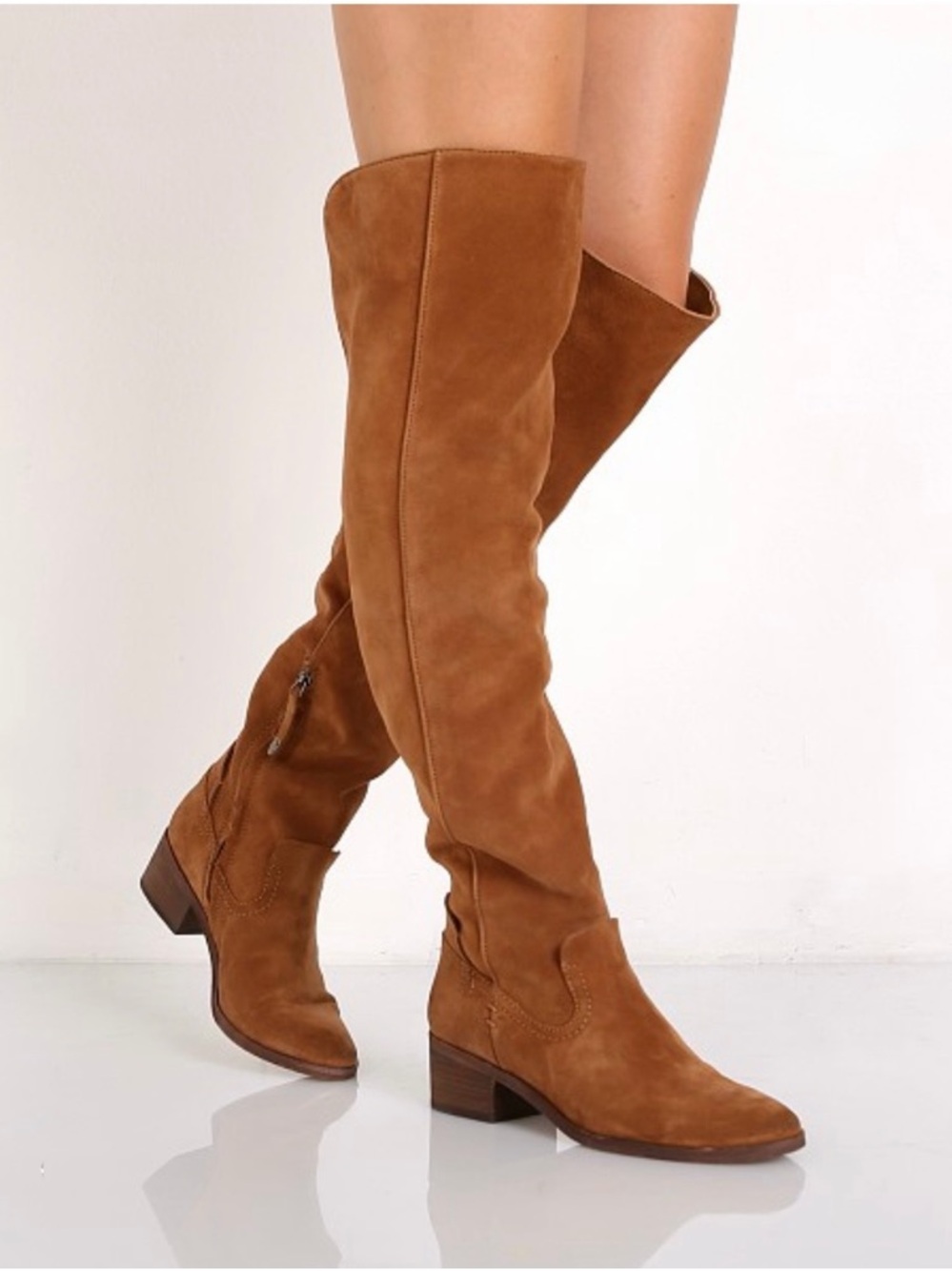 NWOT Dolce Vita Brown Suede Over-the-Knee Boots